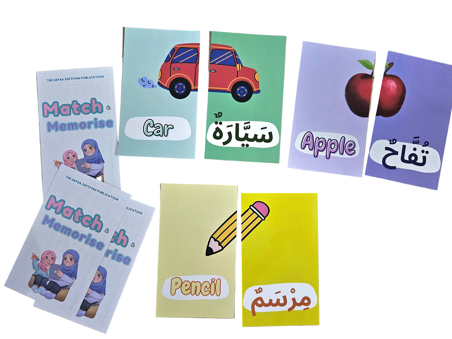 Arabic Flashcards - Match and Memorise (4 years old onwards)