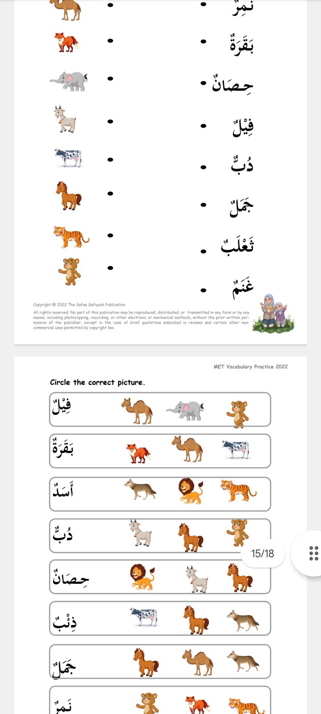Vocabulary Pack for MET