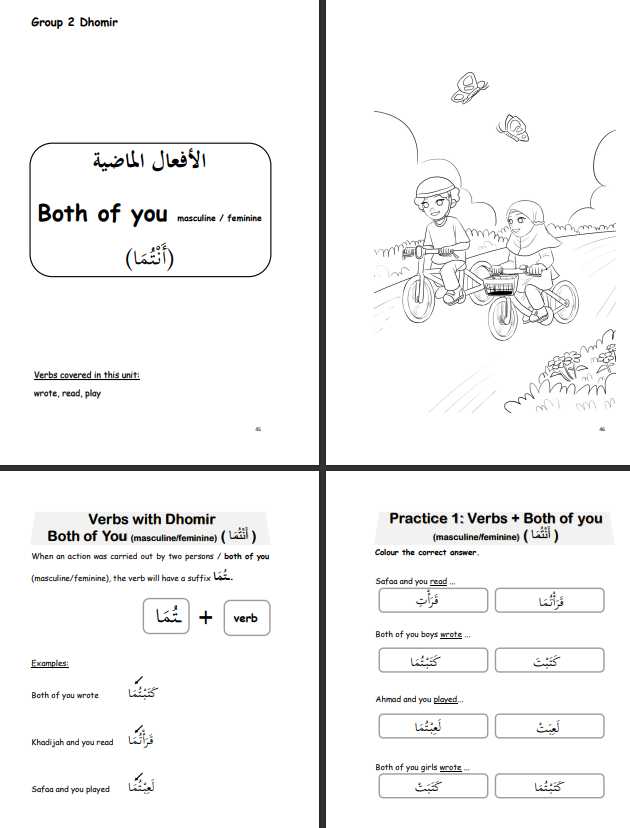 Arabic Workbook - Tasrifat Past Tense