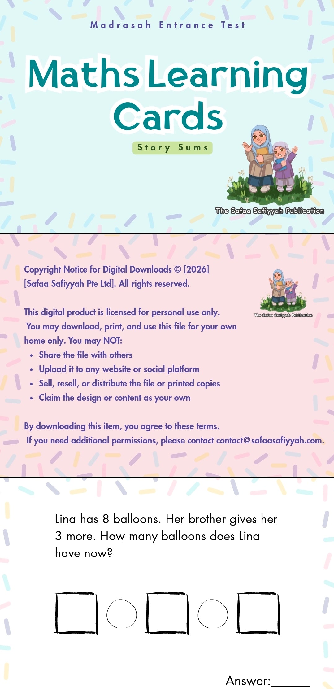 (Complimentary) Digital - Maths for MET (Story Sums)