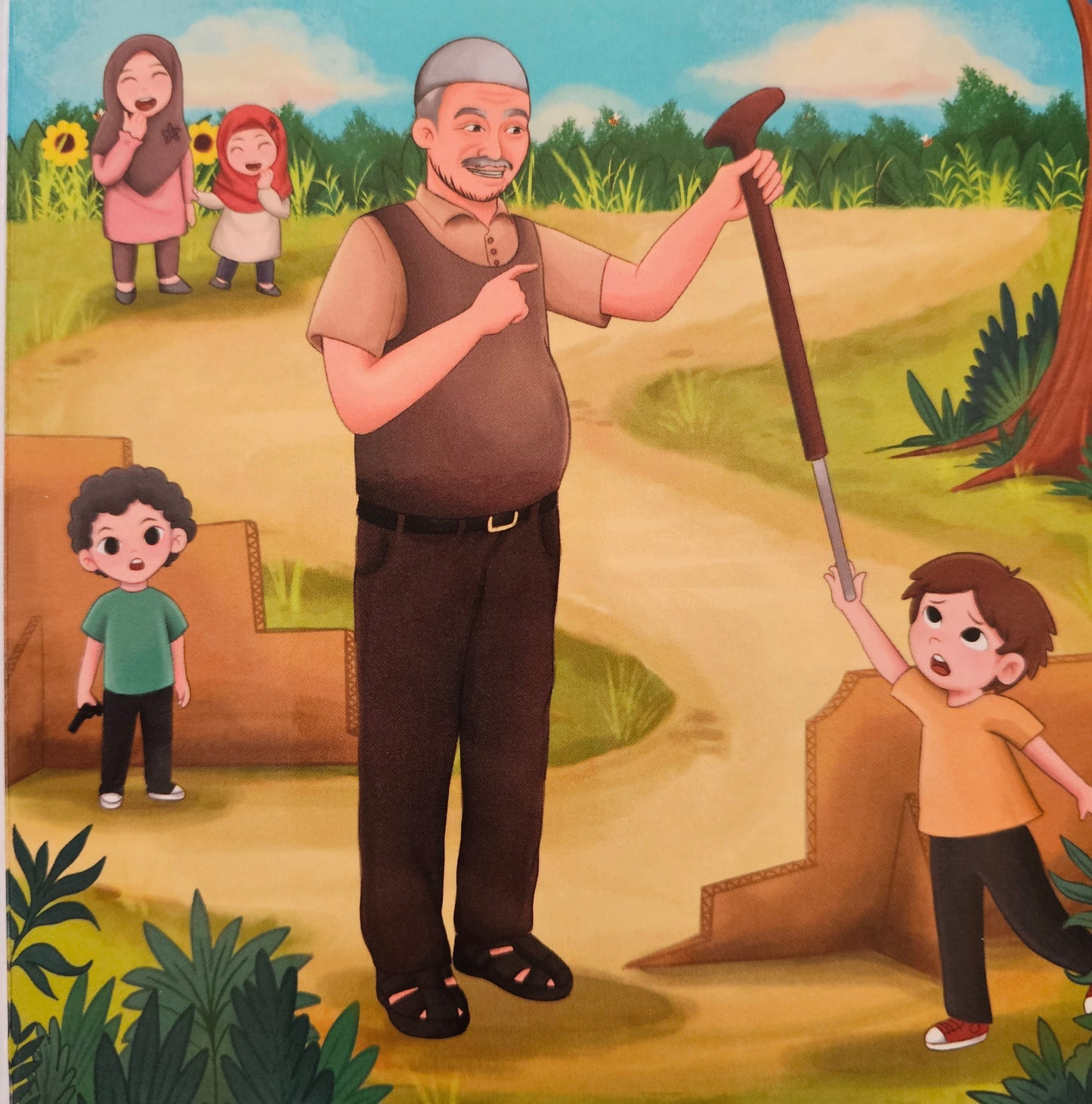 Yayi's Walking Stick - a BILINGUAL BOARDBOOK