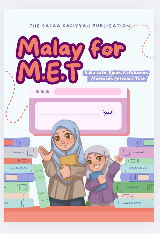 PRE-ORDER: Malay For MET (A4 Book). Fulfilment by end Oct.