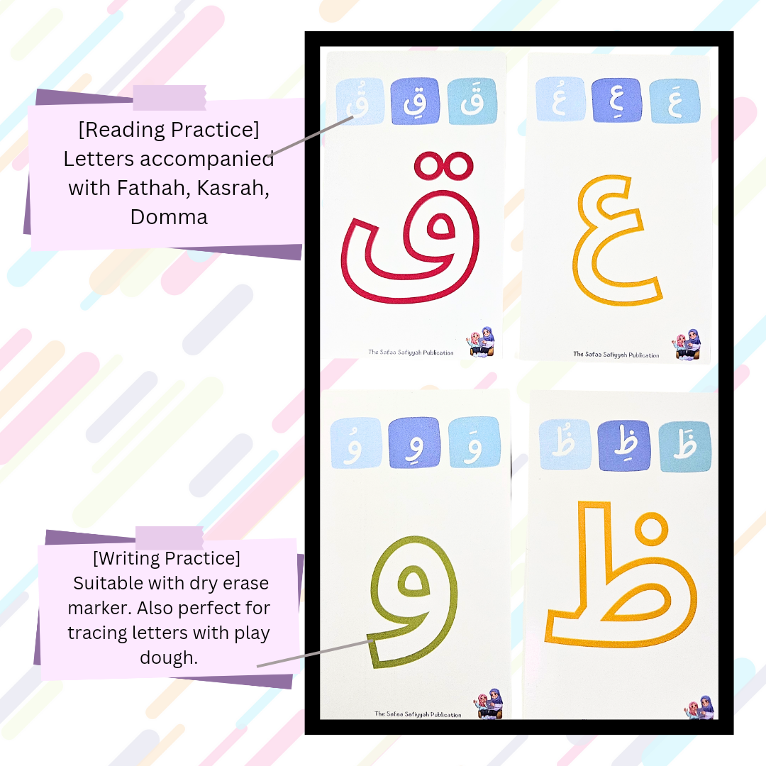 Arabic Flashcard - Arabic Letter Quest (Early Learners)