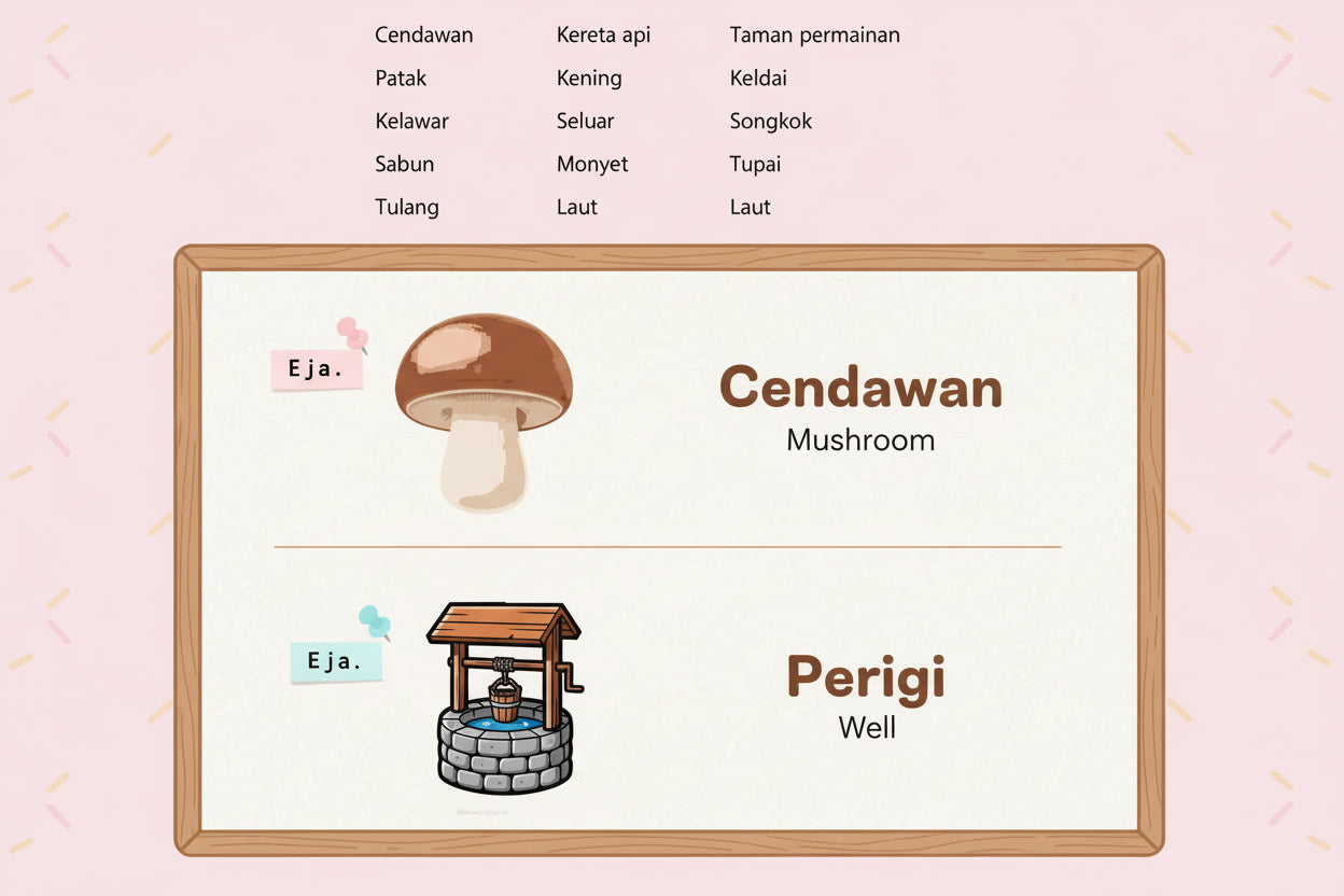 (Complimentary) Digital - Malay for MET (Tricky Words)