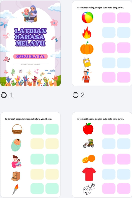 (Complimentary) Digital - Malay for MET (Suku Kata Latihan)