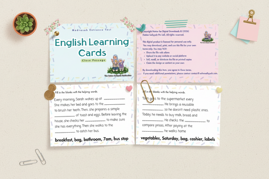 (Complimentary) Digital - English for MET (Close Passage)