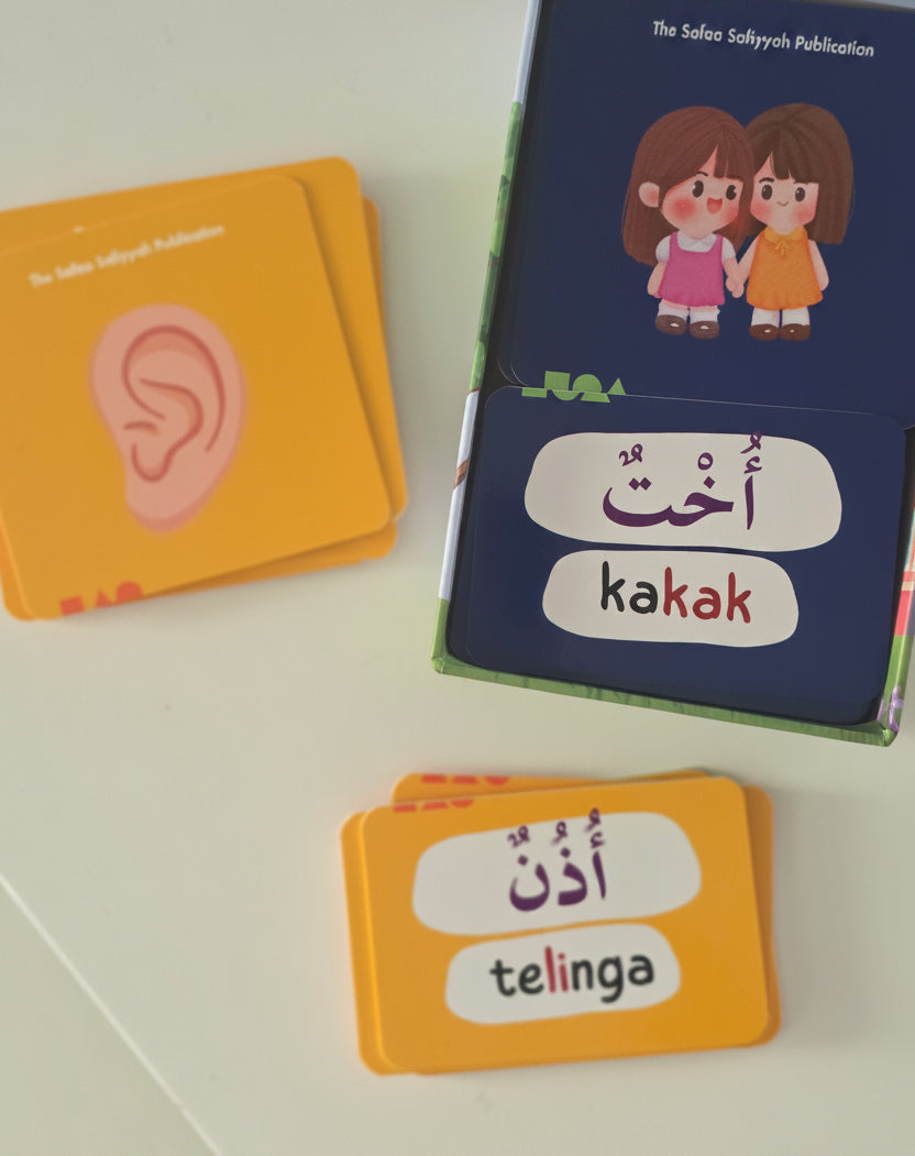 Self-Correcting Vocabulary Flash Cards (Arabic / Malay)