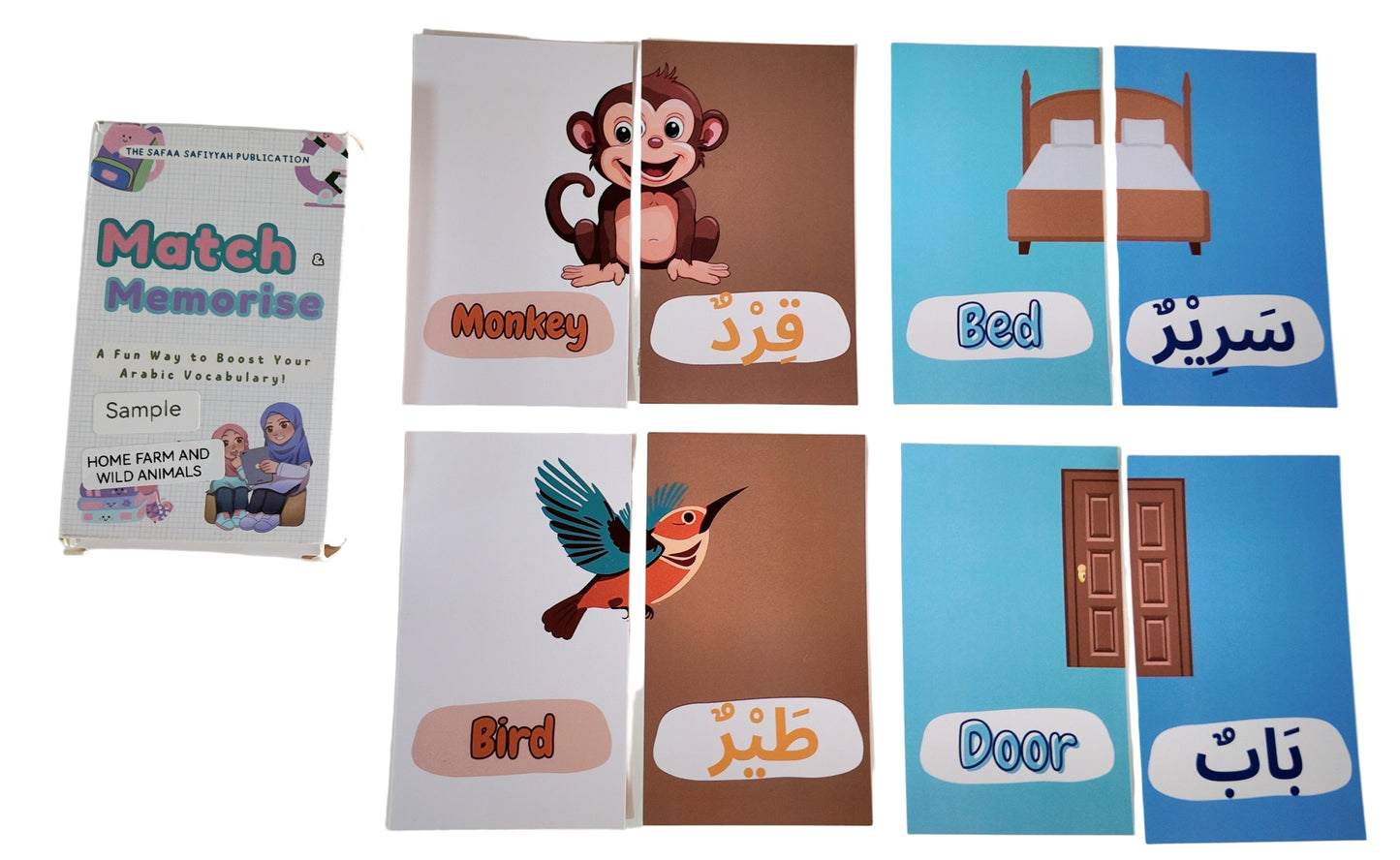 Arabic Flashcards - Match and Memorise (4 years old onwards)