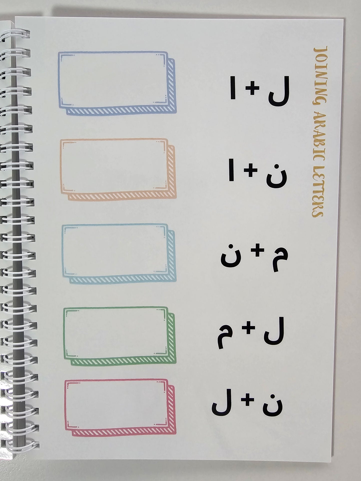 Arabic Writing Book (A5 dry erase friendly)