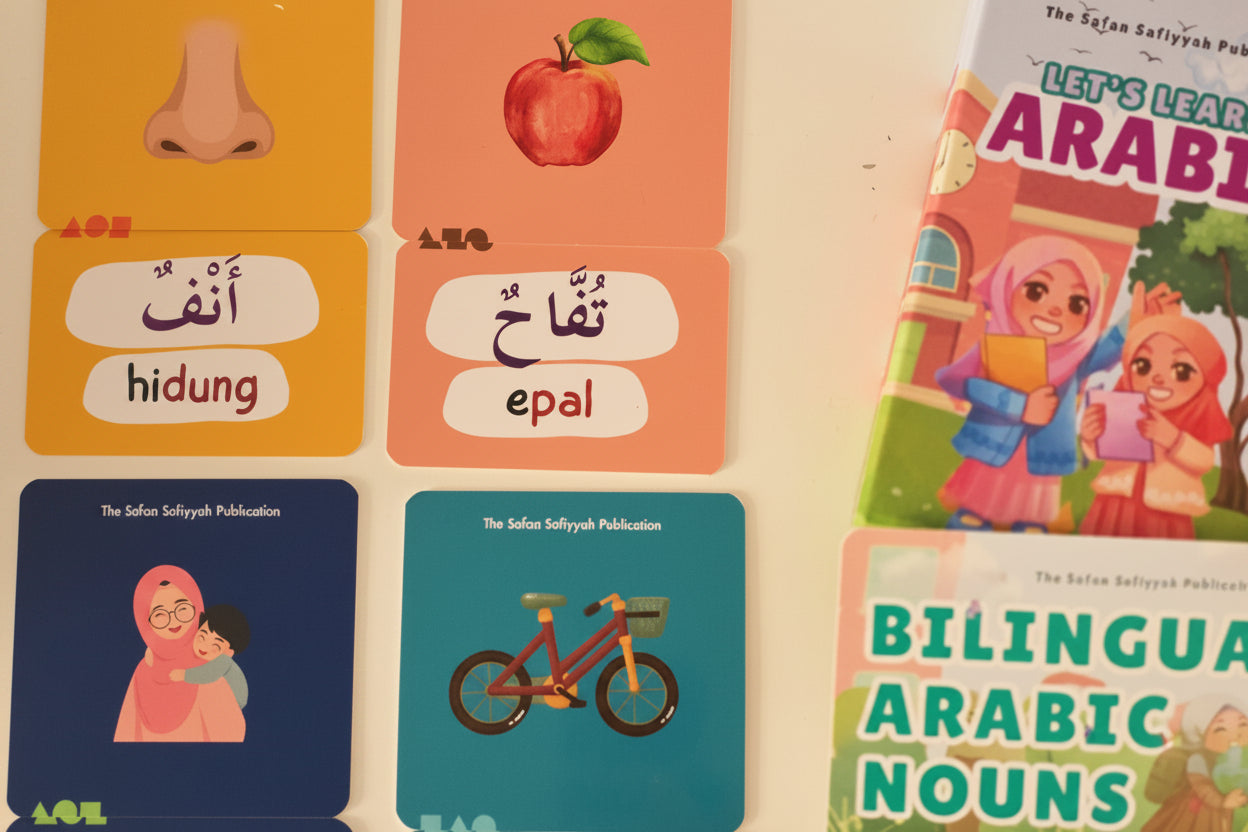 Self-Correcting Vocabulary Flash Cards (Arabic / Malay)
