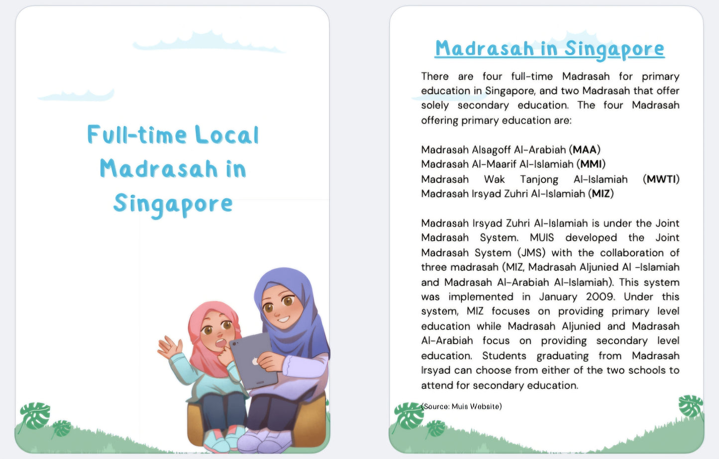 Parent's Guide - Singapore Madrasah System