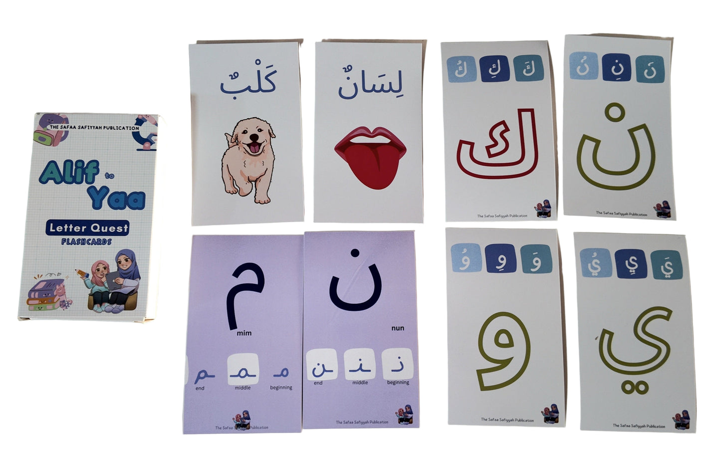 Arabic Letter Quest Flashcards (Early Learners)